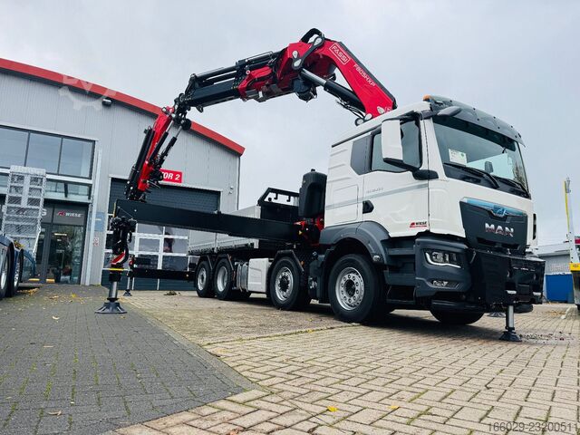 Schwerlast LKW/SZM MAN TGS 35.520 8x2 Hydrodrive 8x4, Fassi F805 techno