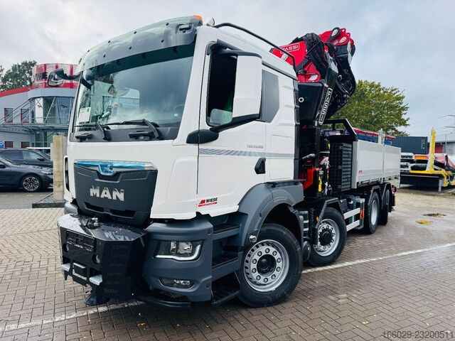 Schwerlast LKW/SZM MAN TGS 35.520 8x2 Hydrodrive 8x4, Fassi F805 techno
