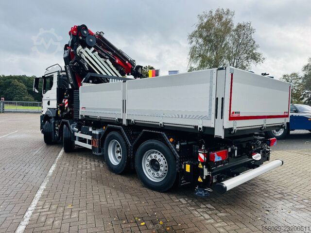 Schwerlast LKW/SZM MAN TGS 35.520 8x2 Hydrodrive 8x4, Fassi F805 techno