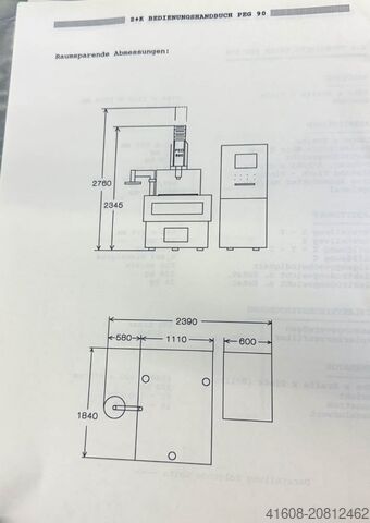 Senkerodiermaschine Zimmer & Kreim PEC 850