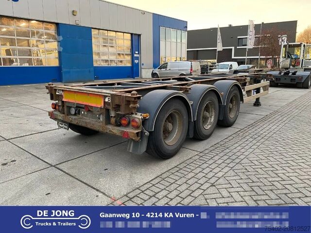 Containertransport Van Hool Container Chassis / 2x Extendable / BPW / 45FT