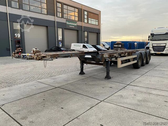 Containertransport Van Hool Container Chassis / 2x Extendable / BPW / 45FT