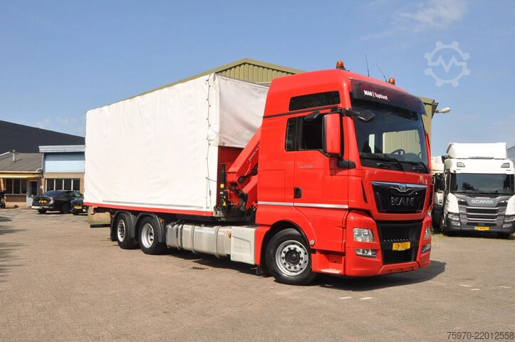 Kranwagen MAN TGX 26.480 XXL 6X2 HMF 2620 CRANE + BDF BODY + ...