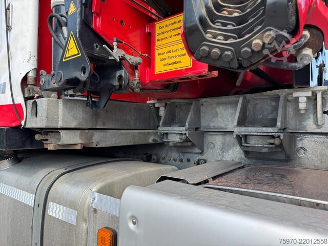 Crane truck MAN TGX 26.480 XXL 6X2 HMF 2620 CRANE + BDF BODY + ...