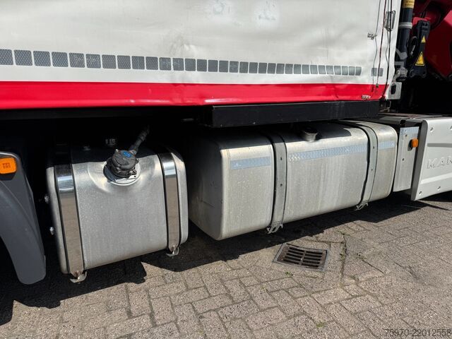 Crane truck MAN TGX 26.480 XXL 6X2 HMF 2620 CRANE + BDF BODY + ...
