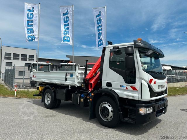 Truck mounted crane IVECO 120E280 Kipper/Kran/Palfinger/Funk/nur 32 tkm !