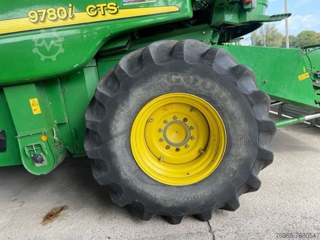 Combine harvester John Deere CTS 9780i Klima Schneidwerk JD625 7,6M Rapstisch