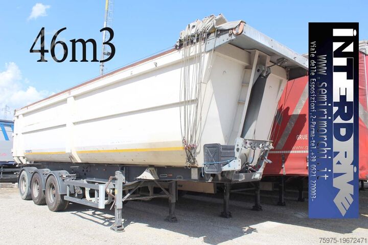 Tipper semi-trailer SCHMITZ semirimorchio ribaltabile vasca 46m3 usa