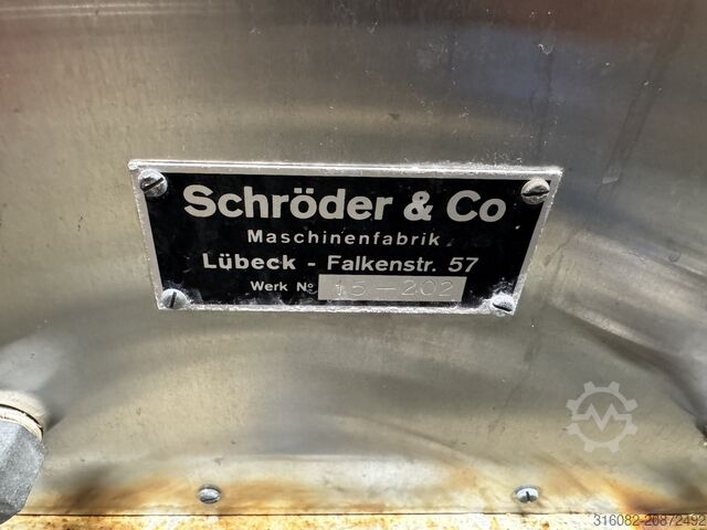 Manure scraper heat exchanger Schröder 