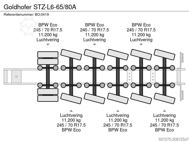 Semi low-loader Goldhofer STZ-L6-65/80A