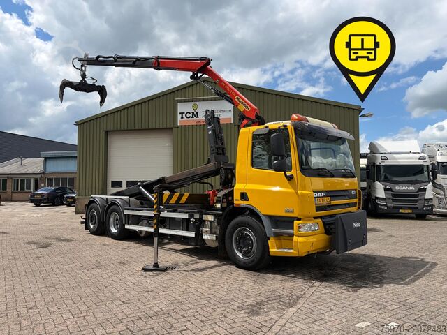 Crane truck DAF CF 75.250 PALFINGER CRANE + HOOKLIFT  143.037km