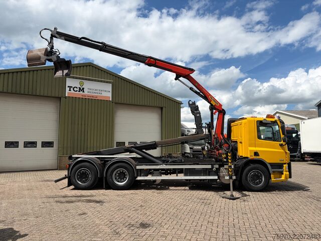 Crane truck DAF CF 75.250 PALFINGER CRANE + HOOKLIFT  143.037km