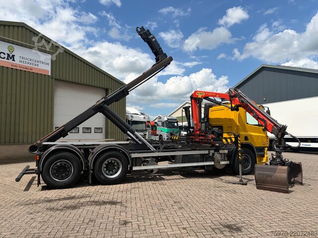 Crane truck DAF CF 75.250 PALFINGER CRANE + HOOKLIFT  143.037km