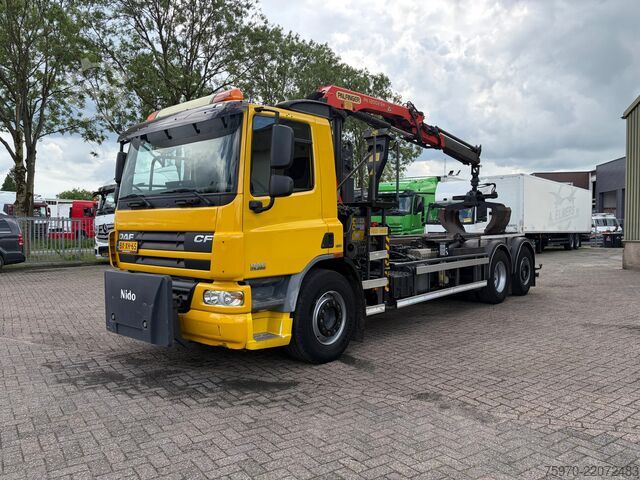 Crane truck DAF CF 75.250 PALFINGER CRANE + HOOKLIFT  143.037km