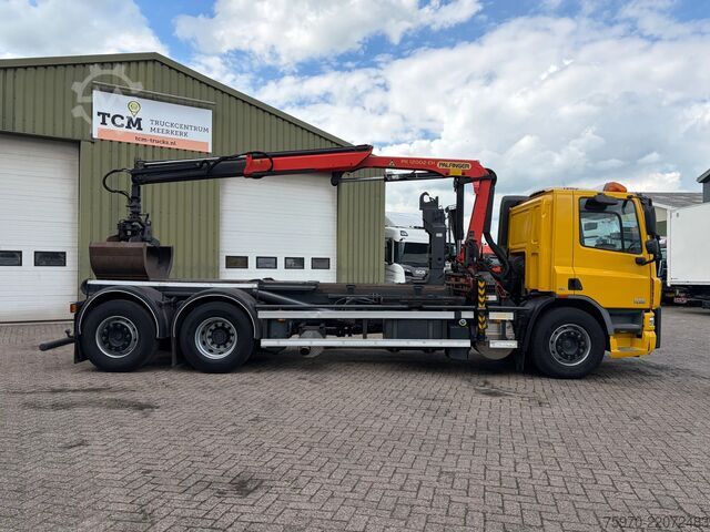 Crane truck DAF CF 75.250 PALFINGER CRANE + HOOKLIFT  143.037km