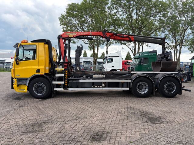 Crane truck DAF CF 75.250 PALFINGER CRANE + HOOKLIFT  143.037km