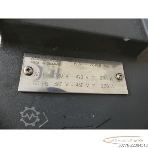 Control unit Siemens 1PH6135-1NF46-0AA0 Motor SN: EH110032582001