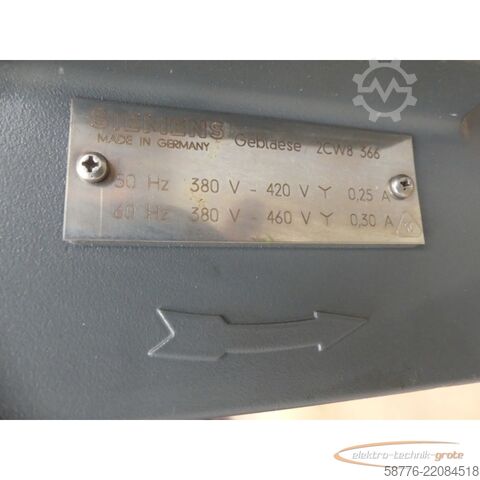 Control unit Siemens 1PH6135-1NF46-0AA0 Motor SN: EH110037685005 -generalüberholt-