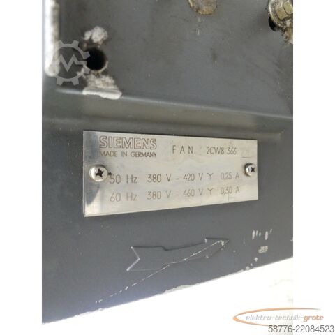 Control unit Siemens 1PH6135-4NF46 Motor SN: EH380165108001