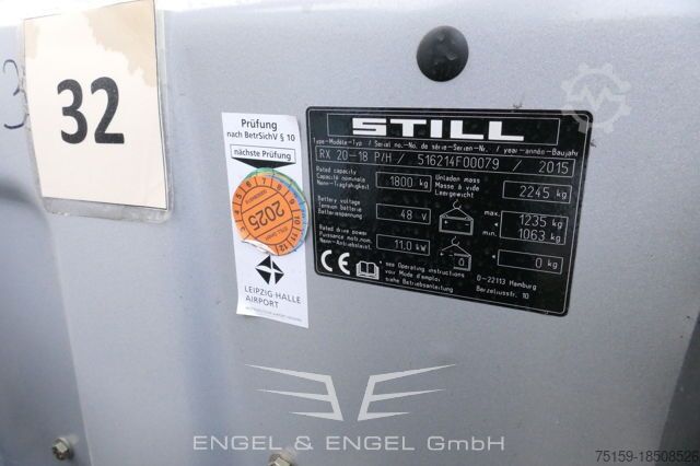 Frontstapler still RX 20-18P/H 4-RAD Lange Gabeln