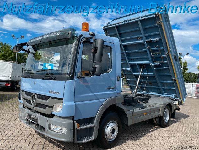 Three-sided tipper truck MERCEDES-BENZ Atego 924 BB/ Meiller/ 6-Zyl./ 2x AHK+Öl./ AC