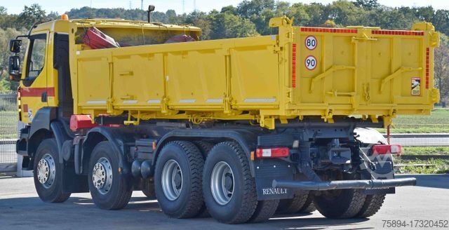 Tipper truck RENAULT KERAX 410 DXI* KIPPER 6,00m + BORDMATIC/ 8x4
