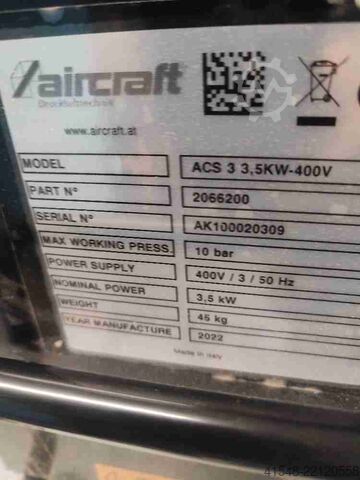 Screw compressor with dryer Aircraft ACS 3