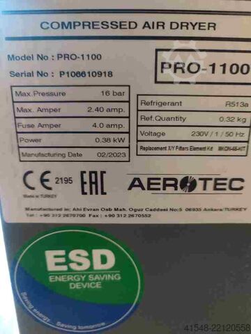 Screw compressor with dryer Aircraft ACS 3