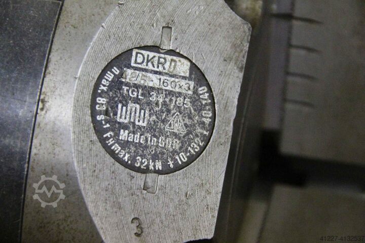 Hydraulic power chucks WMW Niles DKRD Ø 160 mm