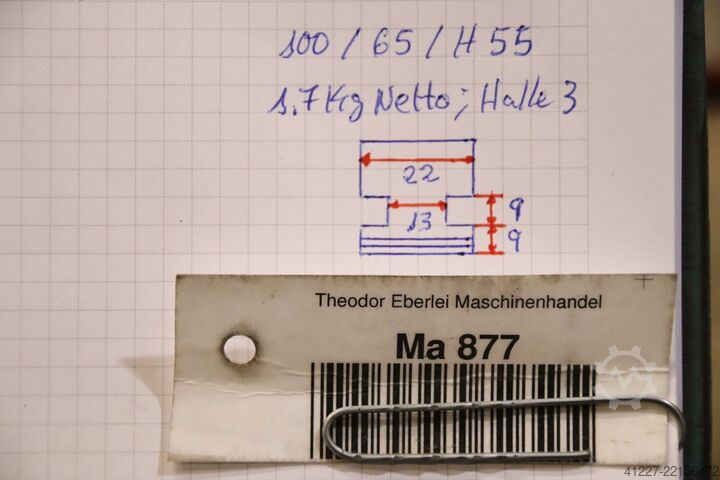 Interchangeable jaws unbekannt Breite 22 mm