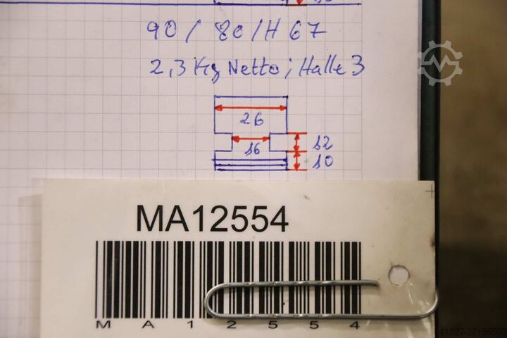 Interchangeable jaws unbekannt Breite 26 mm