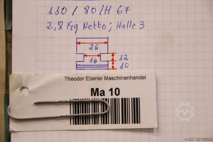 Interchangeable jaws unbekannt Breite 26 mm