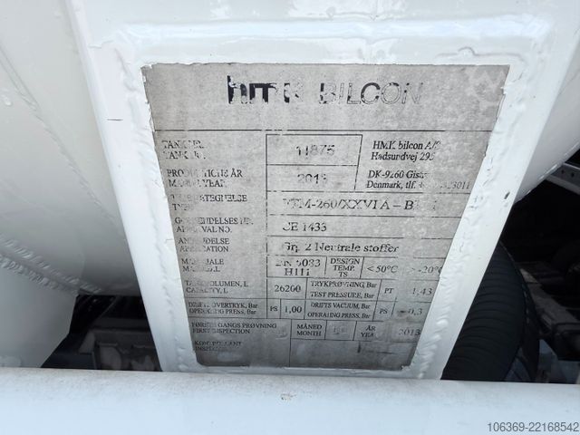 LKW mit Tankaufbau SCANIA R500 NGS 6x2 26 m3 Grain silo / Kompressor