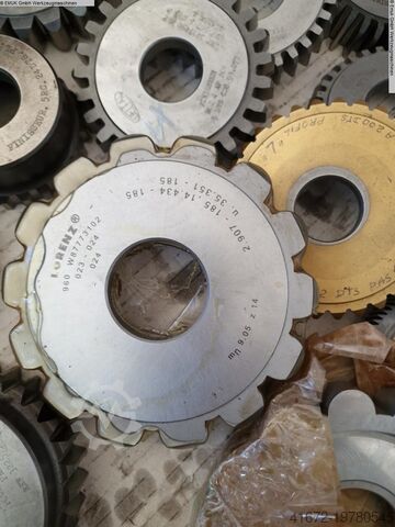 Gear Hobbing and Shaping Mach. -combined DIVERSE Waelzstosswerkzeug