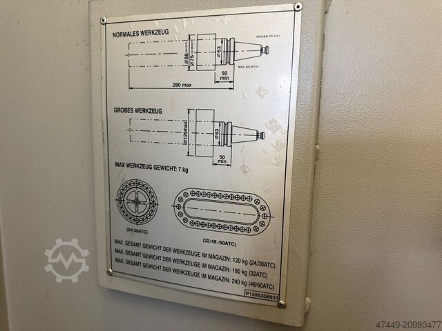 Vertical CNC machining center Quaser MV 154 PL/12