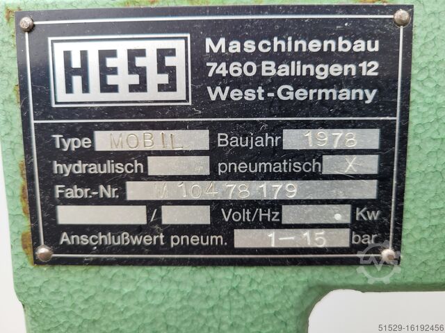 Verleimpresse Hess Mobil