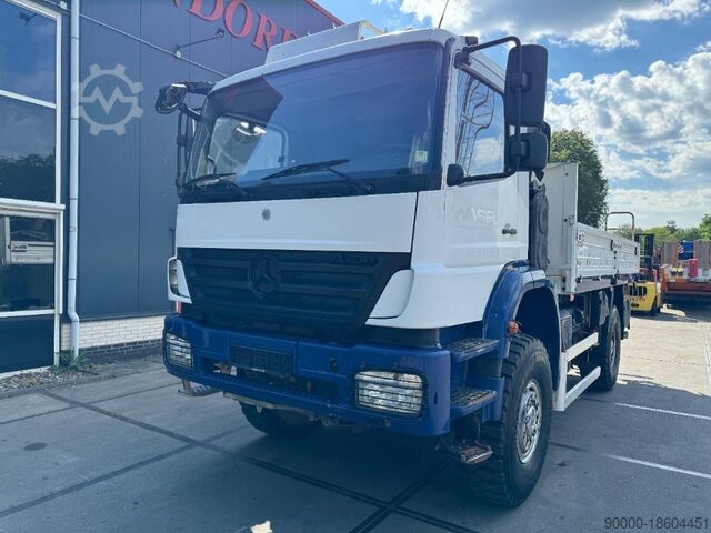 Plattformanhänger Mercedes-Benz 1829 A 4x4 Axor - R