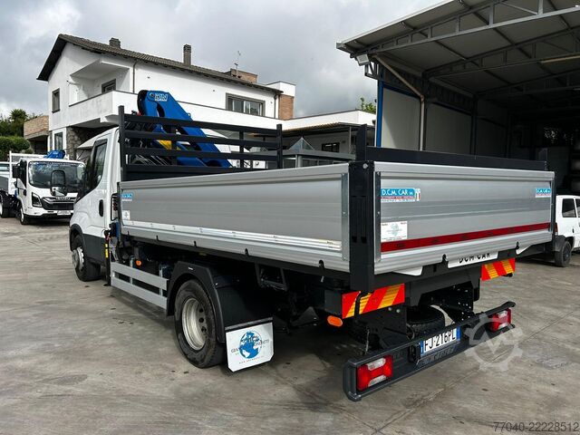 Kastenwagen mit Kipppritsche und Kran Iveco 60C18
