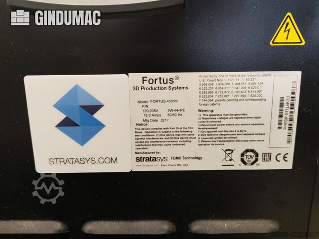Stratasys  Fortus 450mc Stratasys Fortus 450mc