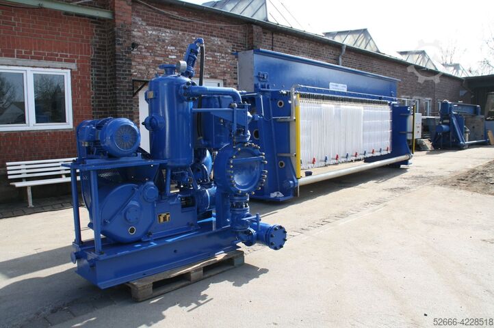 Filter press Rittershaus & Blecher / Netzsch / Hoesch KFP 1200 / 40 - 145