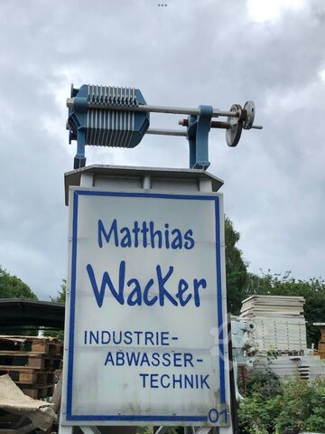 Filter press stainless steel lining Schenk / Hakü 