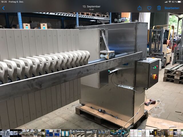 Filter press stainless steel lining Schenk / Hakü 