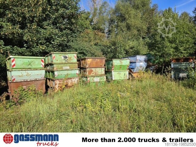 Abrollcontainer Absetzcontainer div. ca. 5m³ - 20m³ offen sowie