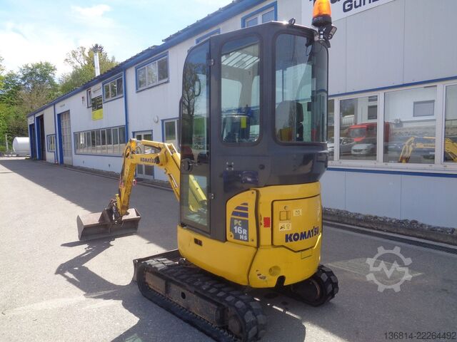 Mini excavator KOMATSU PC16R Powertilt + GL