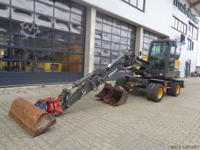 Mobile excavator VOLVO EW60E Powertilt HS03 + Löffelpaket Klima
