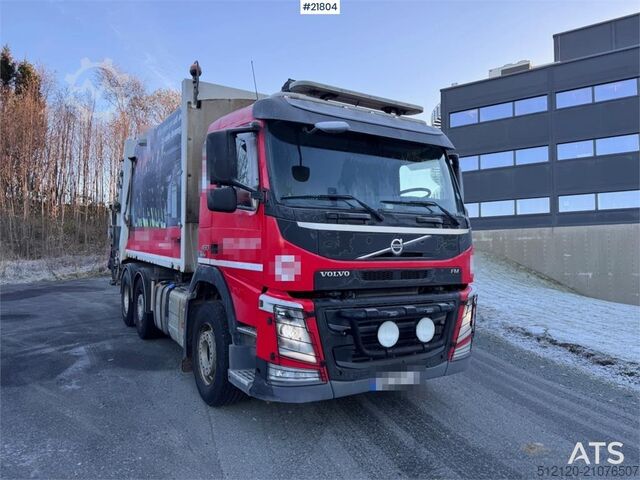 Abfallsammelfahrzeug Volvo FM460 6x2 compactor truck with Joab 1 chamber