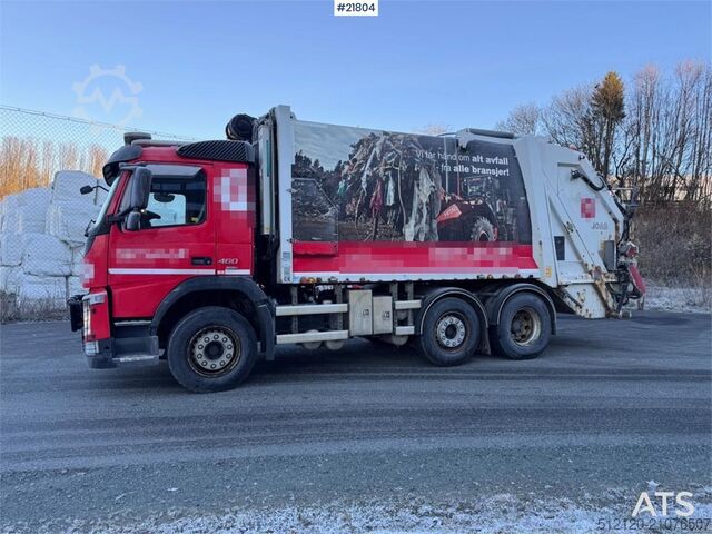 Abfallsammelfahrzeug Volvo FM460 6x2 compactor truck with Joab 1 chamber