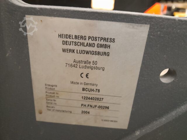 Folding machine Heidelberg BCUH-78