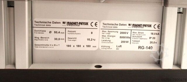 Impulsmagnetisiergerät Magnat-Physik MF-RI8