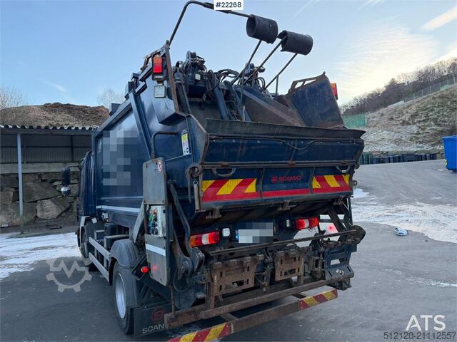 Garbage truck Mercedes-Benz Atego 1224, 2 compartment waste collection vehicle